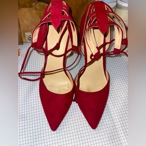 Maroon Charlotte Russe heels
